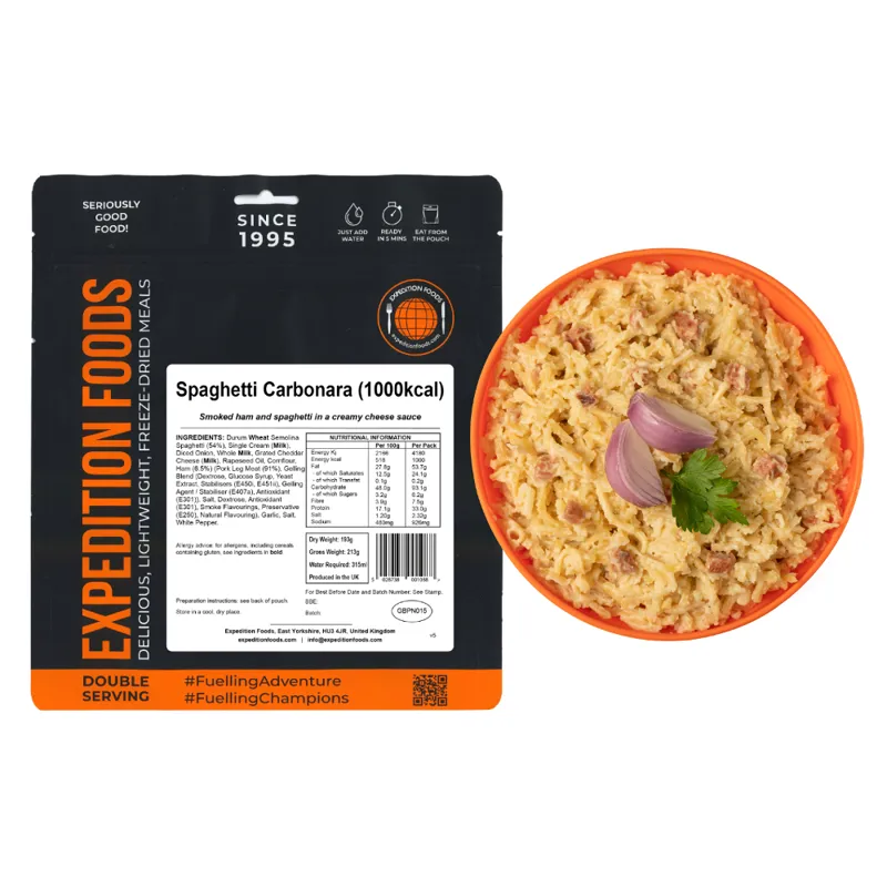 Expedition Foods Spaghetti Carbonara - 1000kcal-2
